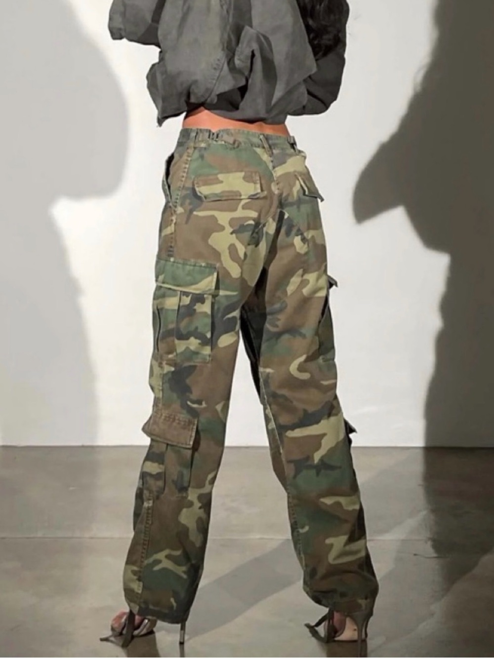 Local European Camo Cargo Pants XS-S